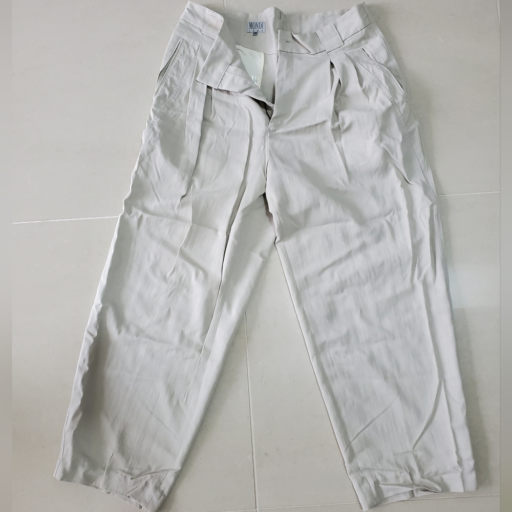 Vintage Mondi Mens Pleated Khakis - Size 52